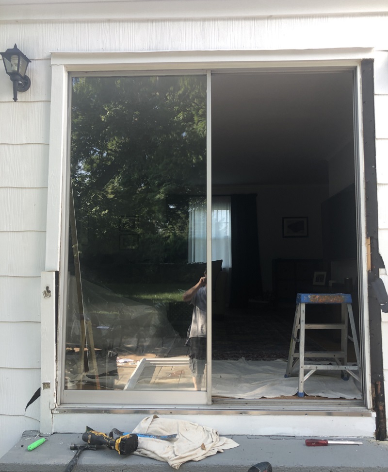 Remove the old trim